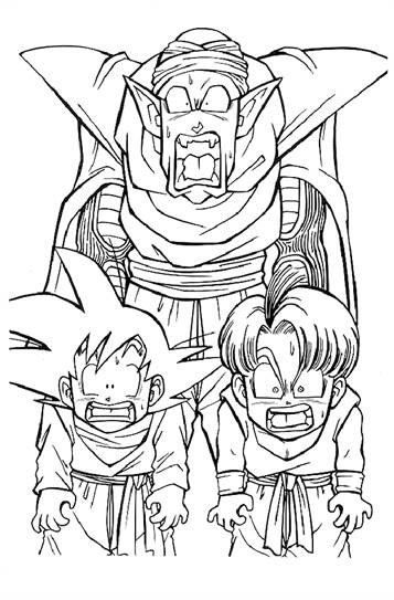 Ausmalbilder Dragon Ball Z 80  Goku desenho, Páginas para colorir, Desenhos  swag