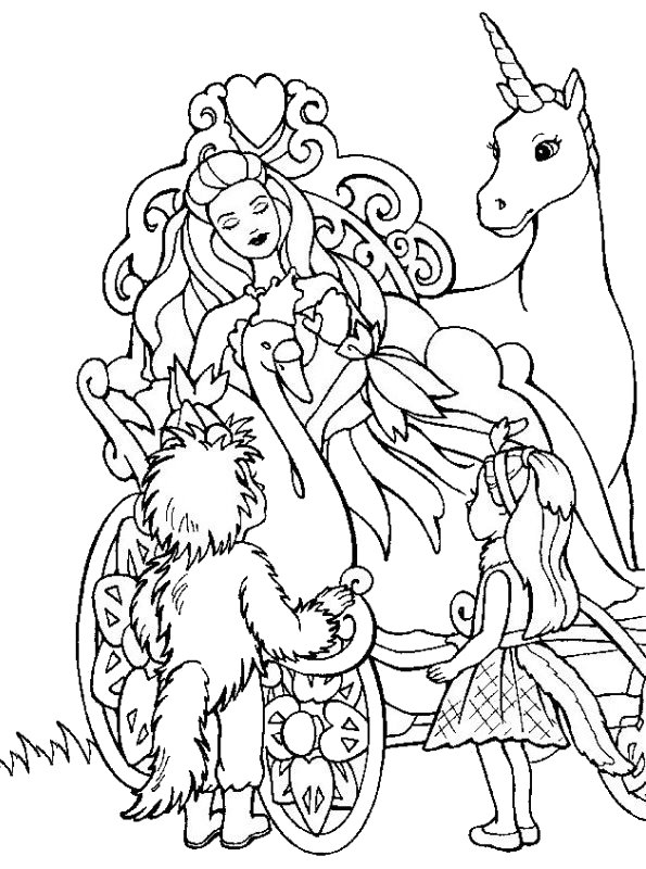 Einhorn Malvorlage 2
