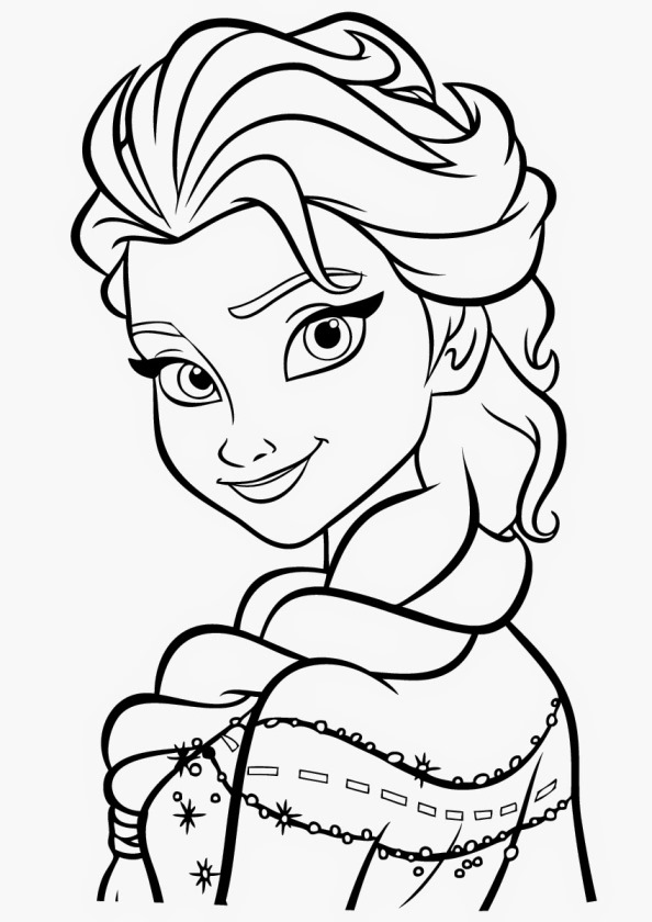 Frozen Elsa Malvorlage Coloring And Malvorlagan