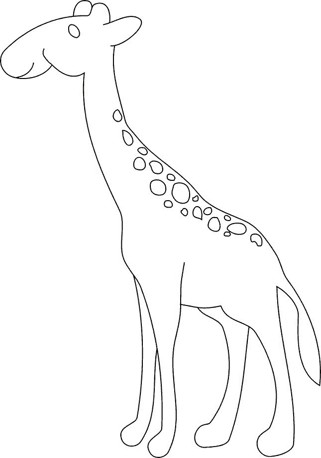 Kids-n-fun.de | 45 Ausmalbilder von Giraffe