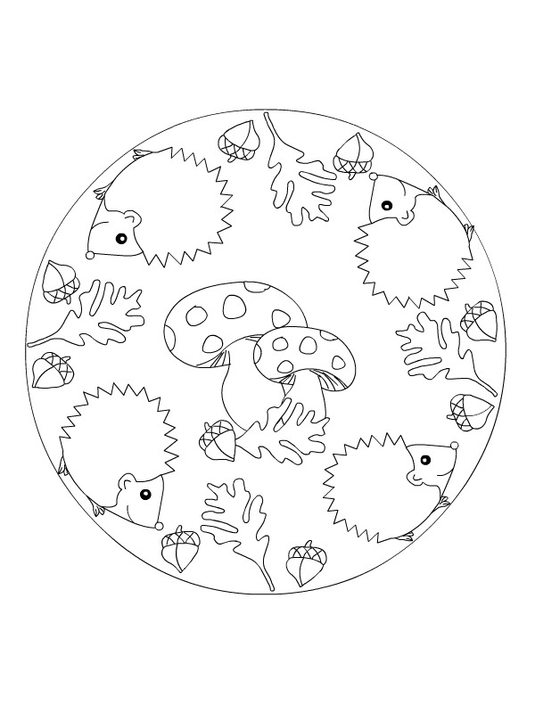 Kids-n-fun.de | 48 Ausmalbilder von Herbst