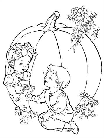 Ausmalbilder Herbst Kinder