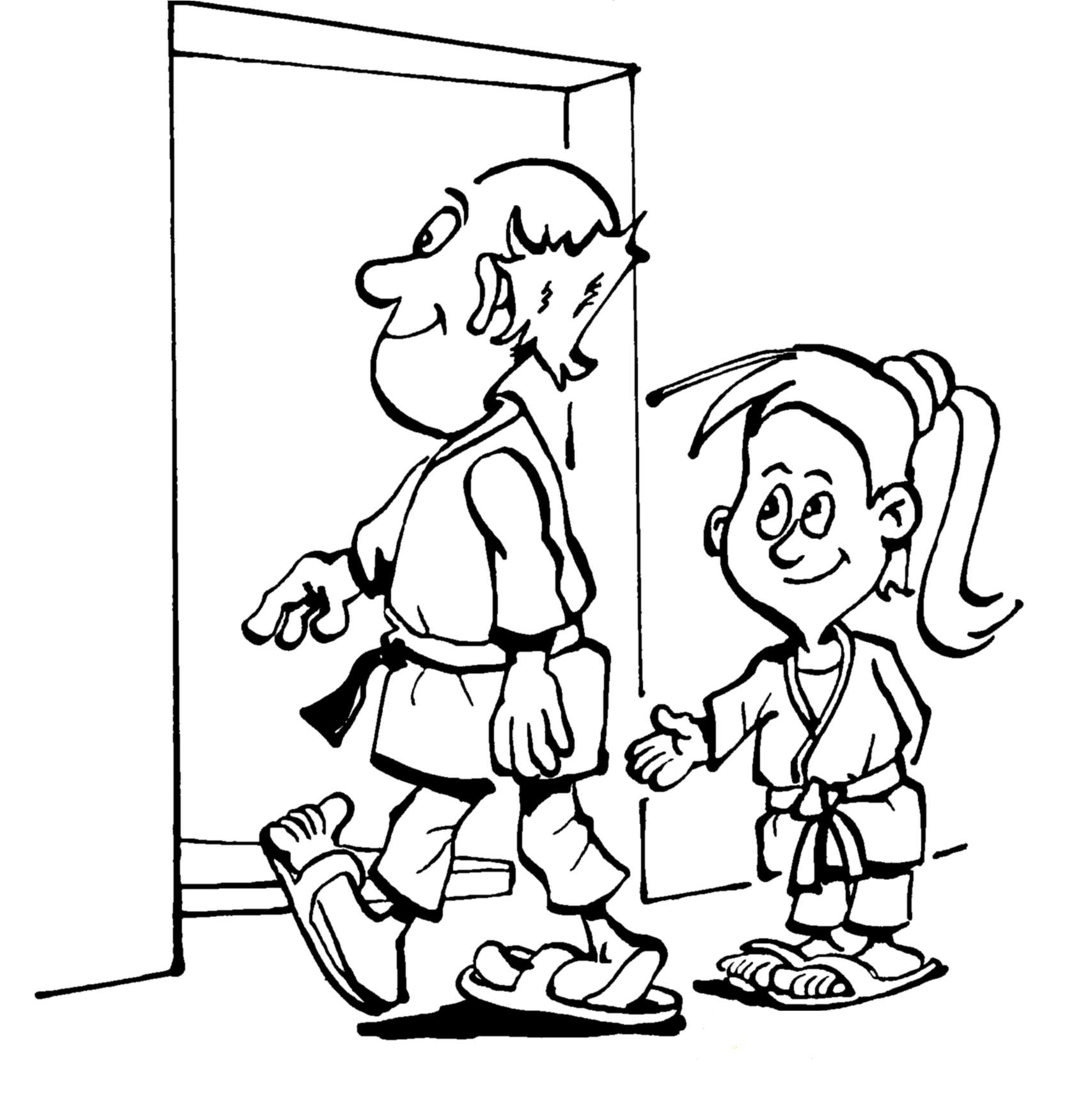 Kids-n-fun.de | 17 Ausmalbilder von Judo