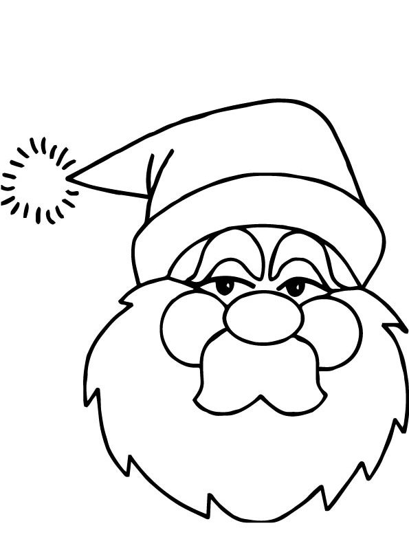 Malvorlage santa claus information