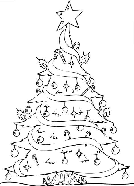 kidsnfunde  malvorlage weihnachten tannenbaum