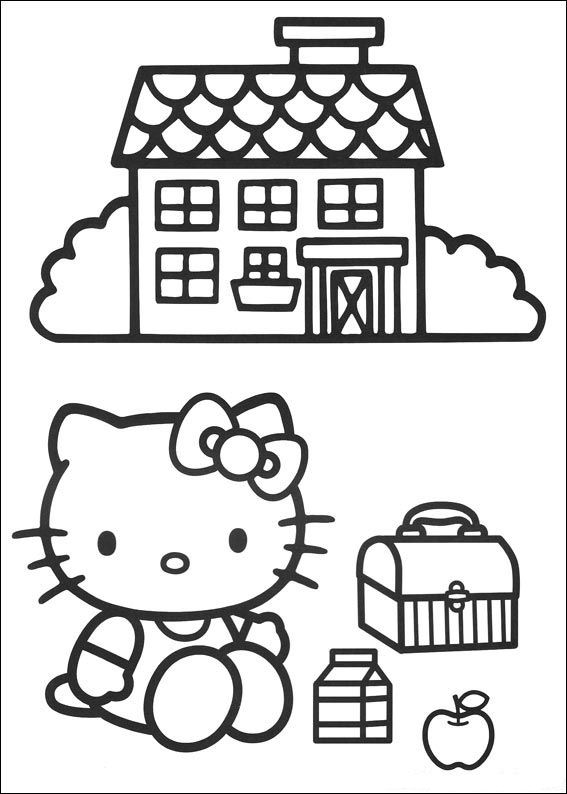 kidsnfunde  malvorlage hello kitty hello kitty