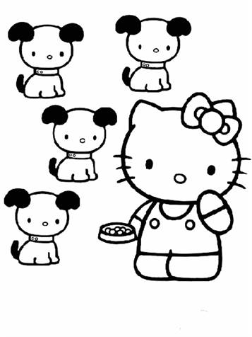 Kids N Fun De 54 Ausmalbilder Von Hello Kitty