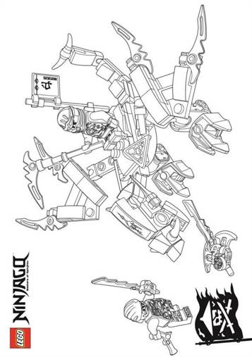 Kids N Fun De 42 Ausmalbilder Von Lego Ninjago