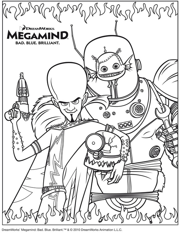 Megamind malvorlage Idea