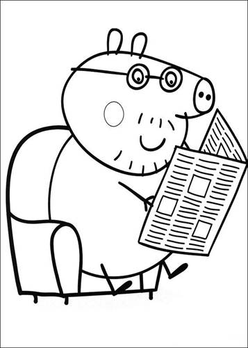 Peppa Pig para imprimir e colorir Snoopy malvorlagen, Ausmalbilder zum ausdrucken, Kinderfarben