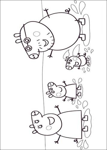 Peppa Pig para imprimir e colorir Snoopy malvorlagen, Ausmalbilder zum ausdrucken, Kinderfarben