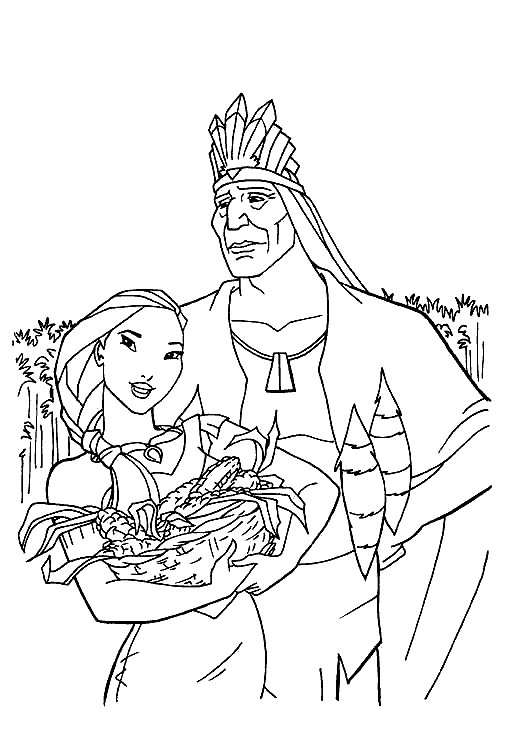 Kidsnfun.de Malvorlage Pocahontas Pocahontas Kidsnfun.de Malvorlage Pocahontas Pocahontas