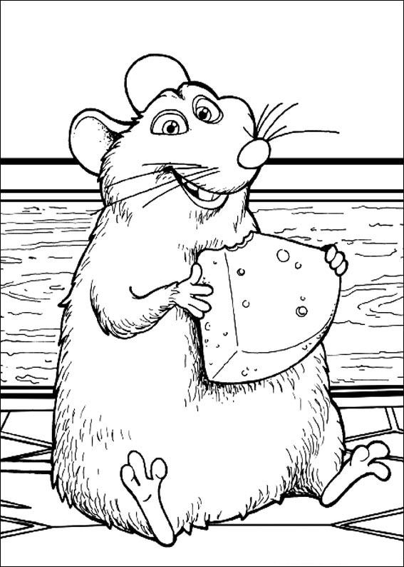 Kidsnfun.de Malvorlage Ratatouille Ratatouille