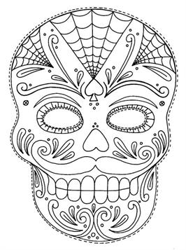 Kids N Fun De 34 Ausmalbilder Von Sugar Skulls