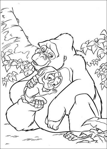 Ausmalbilder Tarzan: Ein Dschungel voller Kreativität!