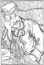 Kids-n-fun | 30 Ausmalbilder von Vincent van Gogh