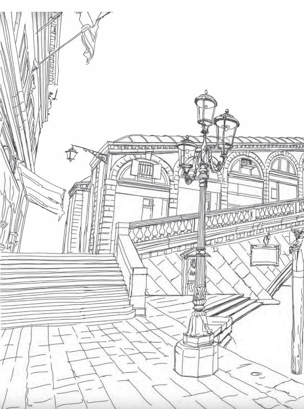 Kidsnfun.de Malvorlage Venedig Venedig